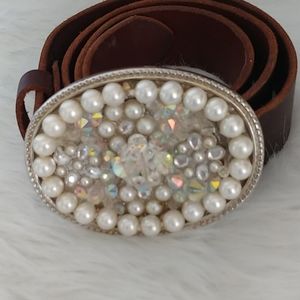 handmade belt buckle with belt